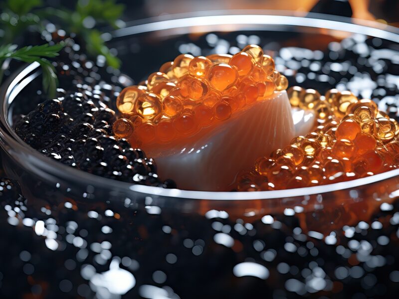 Delicious Iranian Beluga Caviar   An Amazing Culinary Delight AI Generated